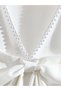 Rochie mini, alb - 5