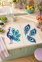Peacock Jewel Purple Turquoise Peacock and Feather Pattern 2-Piece Kitchen Towel Set 35X55 - 3