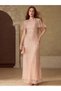 Rochie maxi, roz - 4