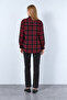 Women's Plaid Lumberjack Oversize Shirt - 4