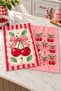 Cherry Bow Cherry and Bow Patterned 2-Piece Kitchen Towel Set 35X55 - 7