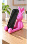 Pink Rabbit Figured Phone Holder - 2