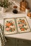Sage Harvest Floral Pumpkin Patterned 2-Piece Kitchen Towel Set 35X55 - 5