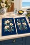 Magnolia Night Magnolia Patterned 2-Piece Kitchen Towel Set 35X55