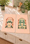 Lily Pavilion Lily and Vase Patterned 2-Piece Kitchen Towel Set 35X55 - 2