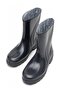 Black Plastic Boots