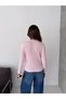 Polo Collar Hair Knit Patterned Teddy Bear Embroidery Detailed Buttoned Knitwear Sweater Aw26Kz00084 - 4