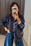 Plaid Lumberjack Shirt Dark Blue