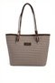 Coffee Yellow - Brown Plaid Line Square Women's Shoulder Bag Sp1282