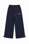 Winter Cotton Embroidered Premium Adjustable Cuffed Baggy Sweatpants - E234 - 4