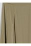 Alita City Lcw Modest Khaki Poplin Plain Midi Women's Skirt with a Difference - 6