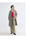 Lcw Vision Double-Breasted Collar Belted Women's Trench Coat - 2