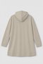 Women's Hooded Letter Printed Beige Tracksuit Set - 2