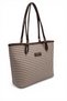 Coffee Yellow - Brown Plaid Line Square Women's Shoulder Bag Sp1282 - 2