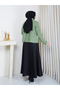 Women's Hair Patterned Half Fisher Knit Sweater - 6