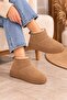 Women's Fur Lined Suede Short Boots Warm Sole Comfortable Daily Winter Mini Boots - 3