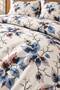 Sardinya 100% Cotton Double Duvet Cover Set with Elastic Sheets (200X220Cm Dimensions)