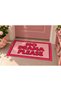 Aura Textile Themed Woven Base Decorative Door Mat and Bathroom Mat Auraplus104