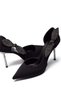 High Heeled Stone Embroidered Bow Buckle Nubuck Women's Evening Dress Shoes 820 - 3