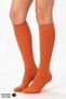 Unisex Organic Cotton Flight and Pilot Knee Socks with Special Firming Technology, Rust Red - 4