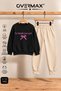 Girl's Just a Girl Printed Hoodless Tracksuit Set - Ages 3-12