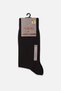Men's Mercerized Single Summer Socks Dark Brown - 5