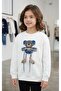 Unisex Sweatshirt with Teddy Bear Mascot - 3