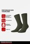 Unisex Bamboo Flight and Pilot Socks with Special Firming Technology Khaki - 3