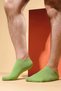 Men's Organic Cotton Single No Show Socks Green - 2