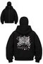 Snow Masked Ninja Unisex Sweatshirt Gothic Tribal Cardigan 2-Ply Thick Fleece - 2