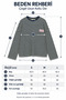 Women's 100% Cotton Striped Oversize Long Sleeve T-Shirt Navy Blue Yellow - 8