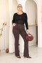 Plus Size Spanish Flare Lycra Jean Pants - 7