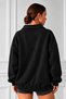 Women's Polo Collar Cotton Soft Fabric Oversize Sweatshirt - 8