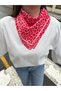 Red Pink Leopard Women's Scarf - 2