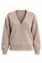 Mink V-Neck Knitwear Cardigan