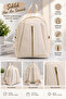Women's Bag Beige Backpack and Shoulder Bag - 2