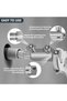 Valve Thread Extractor Tool Set, Stripped Pipe Remover for Faucet, Damaged Thread Extractor for 1/2" - 5