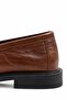 Dark Tan Leather Loafer 35507 - 4