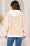 Women's Plush Textured Hooded Oversize Sweatshirt - 3