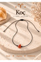 Aries Zodiac Sign Adjustable Necklace with Real Natural Agate Stone - 2