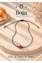 Taurus Zodiac Sign Adjustable Necklace with Real Natural Agate Stone - 2