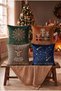 Santa christmas patterned 4-piece set cushion cover - new year's - christmas - double-sided digital printed
