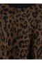 Ozmarka New Season Brown Leopard Patterned Women's Knitwear Sweater - 7