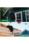 Gutter Cleaning Tool with Pole Extendable Roof Leaf Brush - 7