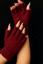Women's Premium Soft Beret and Cut-To-Fit Finger Gloves Dual Winter Combination Set - 3
