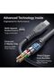 كابل USB-C إلى USB-C بطول 1.8 متر أسود، كابل شحن سريع من النوع C، كابل متين مضفر من النايلون للهواتف - 4