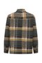 Men's Gray Plaid Textured Shirt Jacket - 6