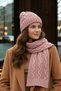 Women's Winter Wool Knitwear Scarf Beanie Set