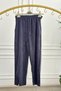 Velvet Trousers with Button Detail on the Cuffs - 2