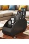 Black PU Leather 5 Slots Remote Control Organizer